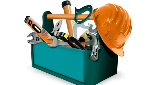 Tool Box with Tools