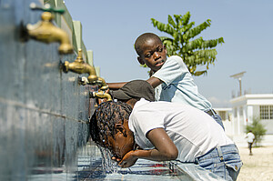 Clean water for schoolchildren in Haiti