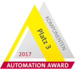 Automation Award 2017 - 3rd place for components Automation Award 2017 - 3rd place for components
